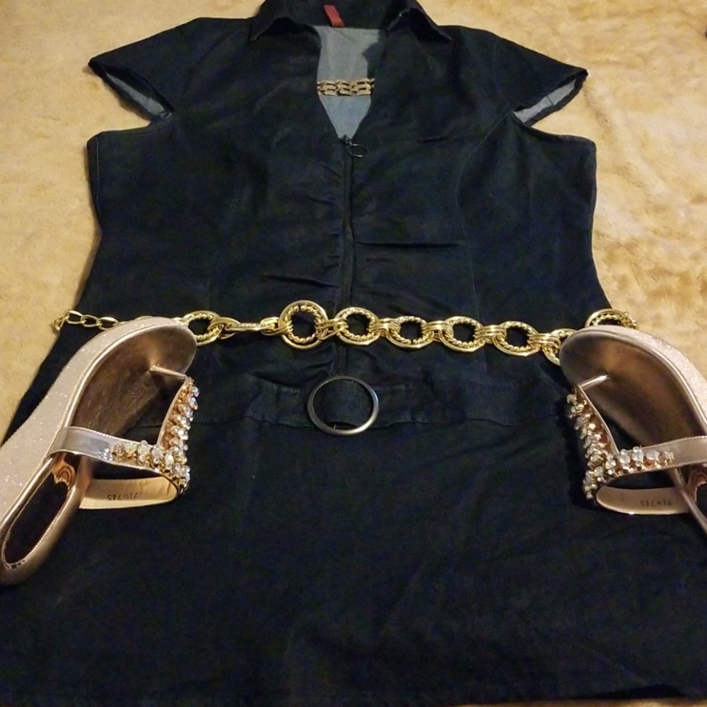 Denim dress
